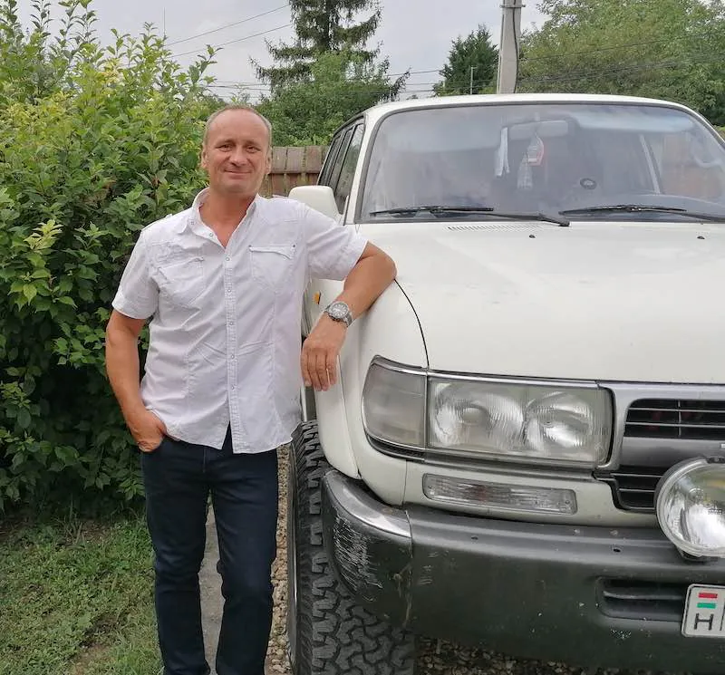 Csuka László, a Csuka László Fuvarozó Kft. tulajdonosa és ügyvezetője